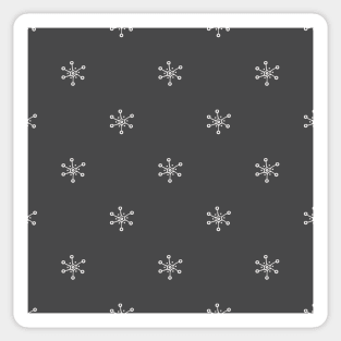 Snowflakes pattern Sticker